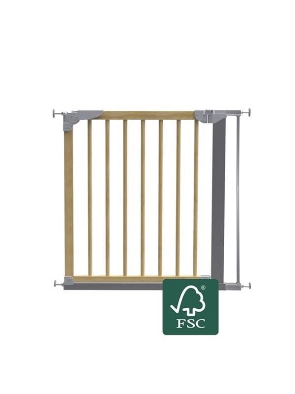BabyDan Designer Gate 1 jatkopalalla, nature/ silver