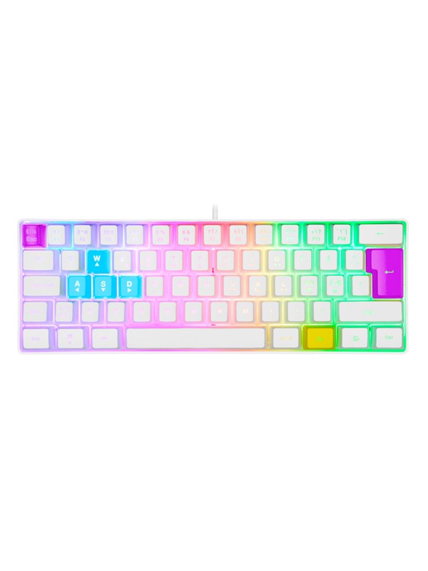 EXE IMP COLOR POP MINI KEYBOARD WHITE - Pelinäppäimistö - ilman numpadia - Valkoinen