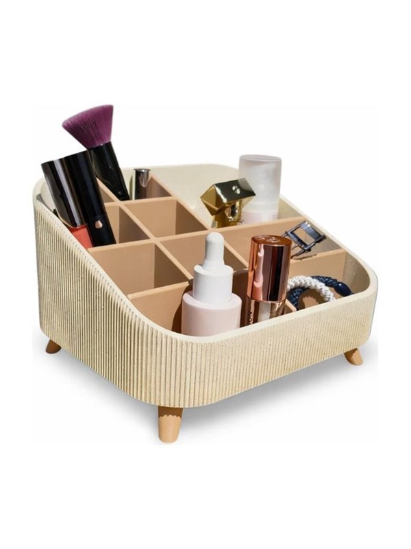 Simiu - THALOR - Meikkiteline jaloilla - Marmori/Beige