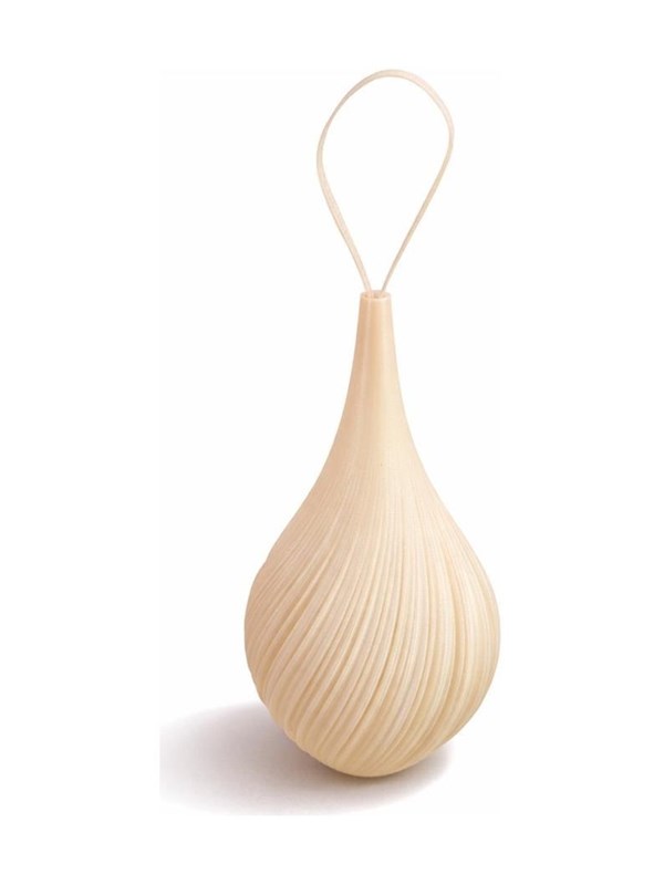 Simiu - Ornis - pisaranmuotoinen joulukoriste - samppanja - 9 cm korkea