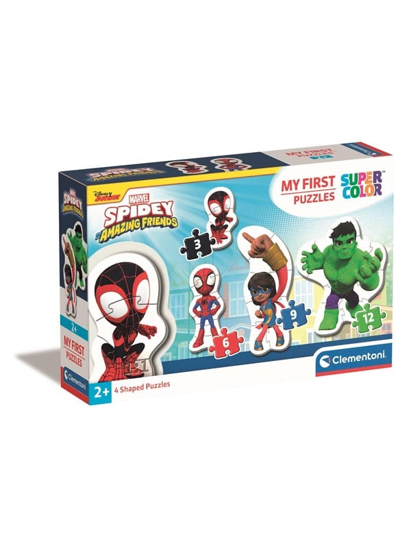 Clementoni Palapeli, Ensimmäinen, Spidey Marvel, 3-, 6-, 9- ja 12