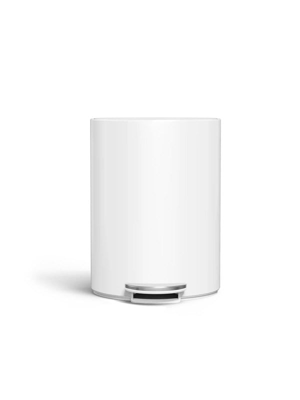 Simplehuman poljinroska-astia - puolipyöreä - 6 L - valkoinen