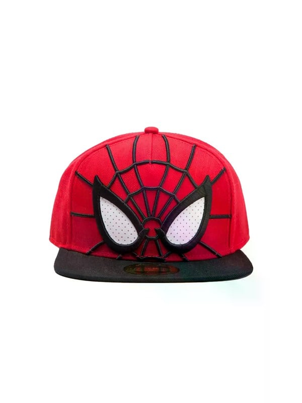 Difuzed - Spider-Man 3D snapback-lippalakki - punainen/musta mesh-silmillä