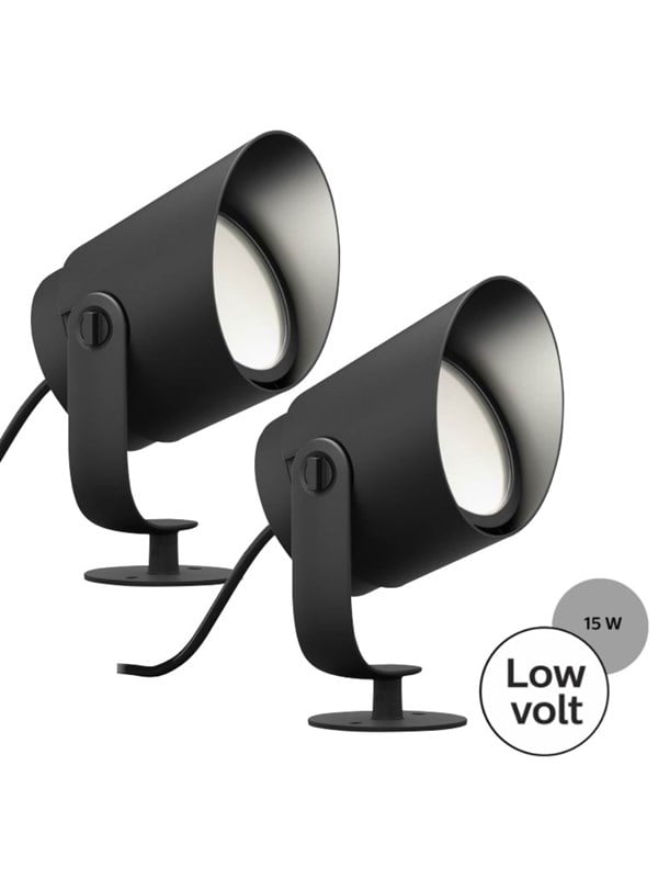 Philips Hue Outdoor Lily XL Spike Spot - Laajennuspakkaus 2 kpl