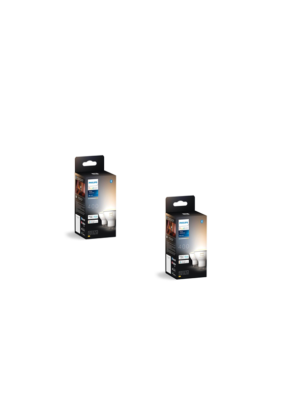 Philips Hue White Ambiance GU10 Spot - 400 Lumenia - 4-pack