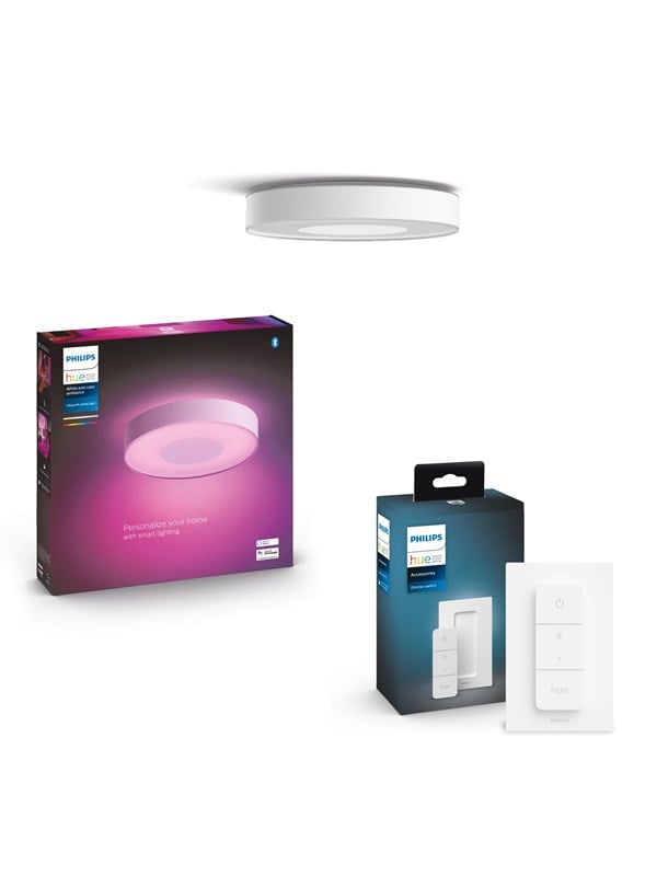Philips Hue Infuse Keskikokoinen Kattovalaisin Valkoinen + Dimmer Switch V2