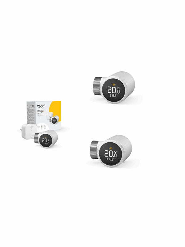 tado Smart Radiator Thermostat X 3 pack - Starter Kit