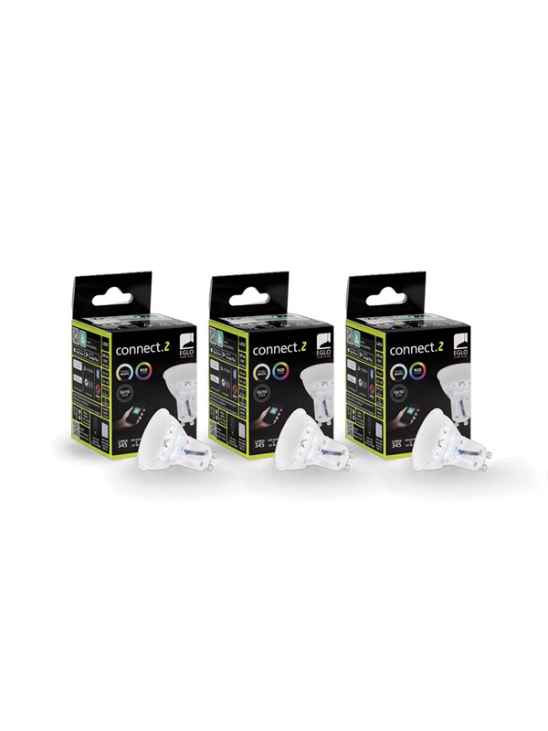 EGLO GU10 LED-Z MATTER RGB/CCT 4.9W 345lm - 3 pack