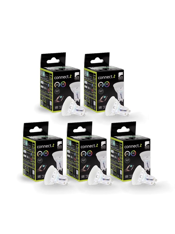 EGLO GU10 LED-Z MATTER RGB/CCT 4.9W 345lm - 5 pack