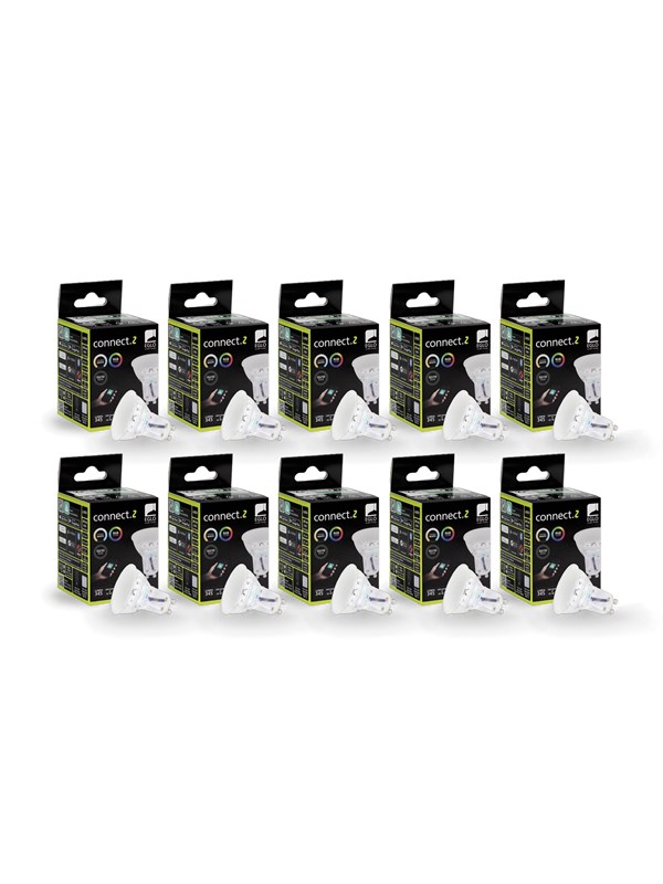 EGLO GU10 LED-Z MATTER RGB/CCT 4.9W 345lm - 10 pack