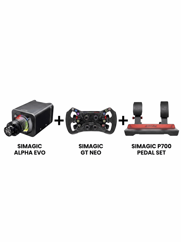 Simagic Alpha Evo Sport + GT NEO + P700 - Simulaatiorallipaketit