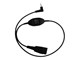 Audiokaapelit - Jabra Netcom  stikadapter Adaptor cord - 8800-00-79