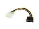 Sisäiset virtakaapelit - StarTech.com LP4 to SATA Teho Cable Adapter - SATAPOWADAP