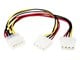Sisäiset virtakaapelit - StarTech.com LP4 to 2x LP4 Power Y Splitter Cable - PYO2L