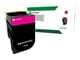 Mustepatruunat, värikasetit ja lisävarusteet - Lexmark 702XM / 70C2XM0 High Yield Magenta Toner - Laser värikasetti Magenta - 70C2XM0