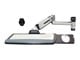 Seinäkiinnitys, AV-kiinnikkeet & AV-kalusteet - Ergotron LX Sit-Stand Wall Mount Näppäimistö Arm - Max 2.2 kg - recommended for - 45-354-026