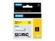 Paperit, valokuvapaperit ja tarrat - DYMO Rhino -vinyyliteipit, 19 mm x 5,5 m, musta / keltainen, itseliimautuva - S0718470