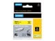 Paperit, valokuvapaperit ja tarrat - DYMO Rhino kutisteputket, 24 mm x 1,5 m, musta painatus keltaiselle - 1805444