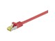 Verkkokaapelit - Pro LAN CAT 7 S/FTP - Punainen - 3m - 4040849916168