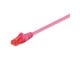 Verkkokaapelit - Pro LAN CAT 6 U/UTP - Pinkki - 7.5m - 4040849952821