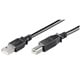 USB kaapelit - Pro USB-A <-> USB-B 2.0 - 1.8m - Musta - 4040849689000