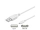 USB kaapelit - Pro USB-A <-> USB Micro-B - 1m - Valkoinen - 4040849961939