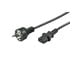 Virtakaapelit (ulkoinen) - Pro Power cable C13 - Musta - 2m - 4040849500985