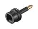 Audiokaapelit - Pro MiniPlug - Optinen Toslink-sovitin - 4040849119224