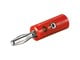 Audiokaapelit - Pro Banana Plug 4mm - Red - 4040849113758