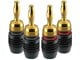 Audiokaapelit - ClickTronic Banaani Plug SL - 4 pack - 4040849525469