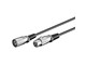 Audiokaapelit - Pro XLR 3pins Cable - Black - 2m - XLR-1020-K