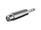Audiokaapelit - Pro XLR Adapter 3pin XLR F - Jack m - 4040849275142