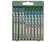 Pistosahat - Bosch 10-os. pistosahanteräsarja T-kiinnitys T 118 A (2x); T 118 B (2x); T 118 G (2x); T 127 D (2x); T 227 D (2x) - 2609256745