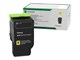 Mustepatruunat, värikasetit ja lisävarusteet - Lexmark 78C2UY0 return-toner cartridge Keltainen ultr - 78C2UY0