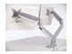 Näytön kiinnitys - Kensington SmartFit® One-Touch Dual -näyttövarsi kahdelle näytölle, harmaa - K55471EU