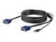 KVM-kaapelit - StarTech.com 10ft / 3m USB KVM Cable for Rackmount Consoles - VGA and USB - video / USB-kaapeli - 3 m - RKCONSUV10