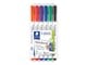 Kirjoitus- ja piirustustarvikkeet - Staedtler Marker Lumocolor Valkoinen pen 6pcs.box - 301 WP6