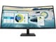 Näyttö - HP P34hc G4 - 3440x1440 - VA - Kaareva - USB HUB - Kaiuttimet - 21Y56AA#ABB