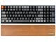 Näppäimistöt - Keychron K4 Walnut Puu Palmrest - Rannetuki - Ruskea - X002H5X31F
