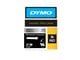 Paperit, valokuvapaperit ja tarrat - DYMO Dymo Rhino - Pysyvät polyesteriteipit, 9 mm x 5,5 m - musta metallisella - 18485