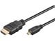 Näyttökaapeli - Pro HDMI - Micro HDMI 2.0 - 2m - Musta - MHDMI20B-2