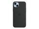 Puhelin - Kannet ja kotelot - Apple iPhone 14 Plus -silikonikotelo MagSafella - keskiyö - MPT33ZM/A