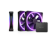 Kotelotuuletin - NZXT F120 RGB DUO 3-pack & RGB-ohjain - Musta - Kotelotuuletin - 120mm - Musta RGB LED valolla - 29 dBA - RF-D12TF-B1