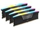 RAM - Corsair Vengeance RGB DDR5-6400 - 64GB - CL32 - Quad Channel (4 pcs) - Intel XMP - Musta RGB - CMH64GX5M4B6400C32