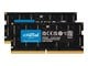 RAM - Crucial SODIMM DDR5-5600 - 64GB - CL46 - Dual Channel (2 pcs) - Musta - CT2K32G56C46S5