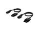 Kotelot - lisätarvikkeet - Corsair iCUE LINK Slim Cable 200mm x2 (straight / slim 90° connectors) - CL-9011123-WW