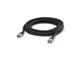 Verkkokaapelit - Ubiquiti UniFi Patch Cable Outdoor Black 5m - Musta - 5m - UACC-Cable-Patch-Outdoor-5M-BK