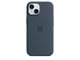 Puhelin - Kannet ja kotelot - Apple iPhone 15 Silicone Case with MagSafe - Storm Blue - MT0N3ZM/A