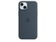 Puhelin - Kannet ja kotelot - Apple iPhone 15 Plus Silicone Case with MagSafe - Storm Blue - MT123ZM/A