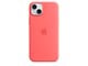 Puhelin - Kannet ja kotelot - Apple iPhone 15 Plus Silicone Case with MagSafe - Guava - MT163ZM/A